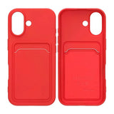 iPhone 17 Deksel Kortholder Rød