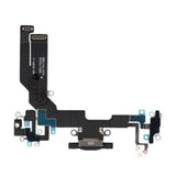 iPhone 16. Ladekontakt med Flexkabel - Svart