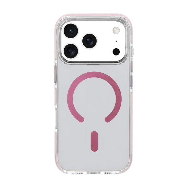 iPhone 17 Pro Max Deksel Støtsikker MagSafe Rosa