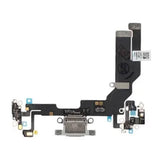 iPhone 16 ladekontakt med flexkabel - hvit