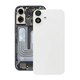 iPhone 16 Plus Baksideglass med Magnet og Kameralinse - Hvit