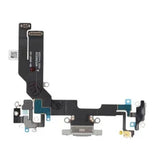 iPhone 16 ladekontakt med flexkabel - hvit