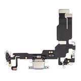 Ladekontakt med flexkabel til iPhone 15 Plus - Blå