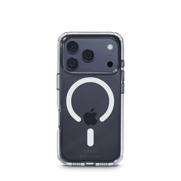 Hama iPhone 17 Pro Deksel Extreme Protect MagSafe Transparent