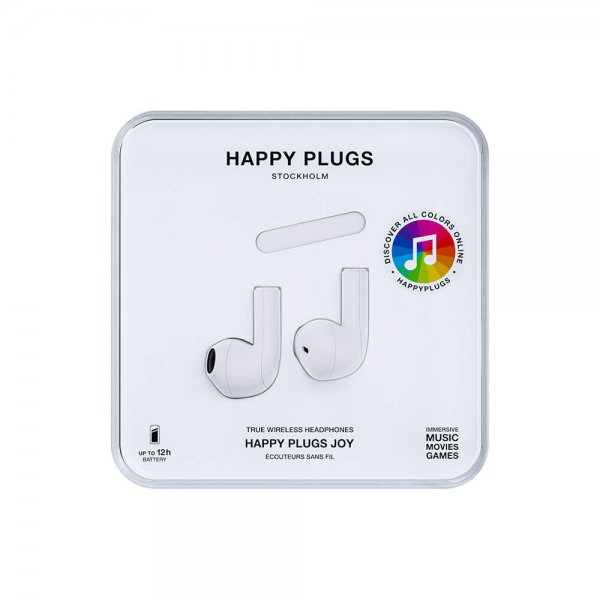 Happy Plugs Joy Hvit