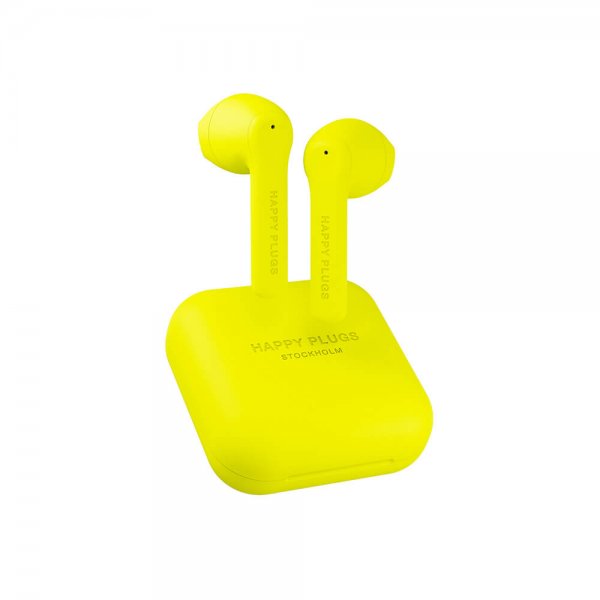 Happy Plugs Hodetelefoner Air 1 Go In-Ear TWS Neongul