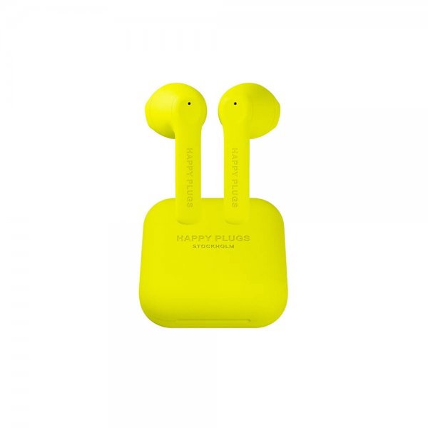 Happy Plugs Hodetelefoner Air 1 Go In-Ear TWS Neongul