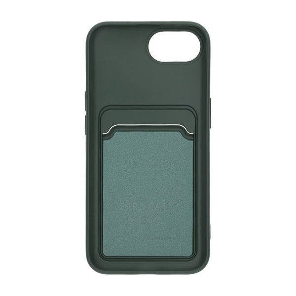 iPhone 16e/17e Deksel Kortholder Grønn