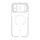 Rvelon iPhone 17 Pro Deksel Kamerastøtfanger MagSafe Transparent