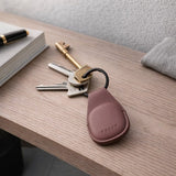 Mujjo AirTag Holder Canopy Bronze Red