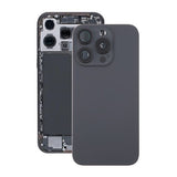 iPhone 16 Pro Max baksideglass med magnet og kameralinse - svart titan