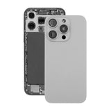iPhone 16 Pro Max baksideglass med magnet og kameralinse - naturlig titan