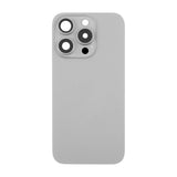 iPhone 16 Pro baksideglass med magnet og kameralinse - naturlig titan
