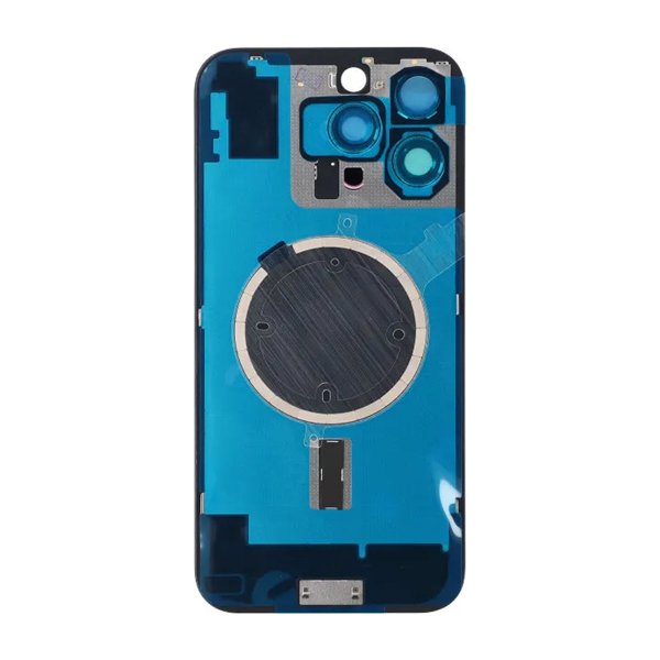 iPhone 16 Pro Max baksideglass med magnet og kameralinse - naturlig titan