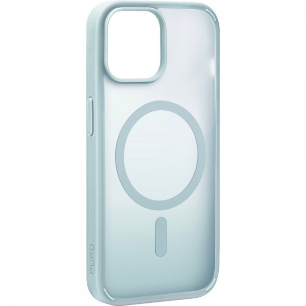 Puro iPhone 15 Deksel Gradient MagSafe Grønn