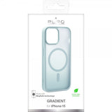 Puro iPhone 15 Deksel Gradient MagSafe Grønn