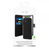 Puro Samsung Galaxy A25 Etui Wallet Detachable 2 in 1 Svart