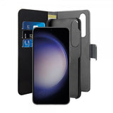 Puro Samsung Galaxy S24 Etui Wallet Detachable 2 in 1 Svart
