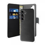 Puro Samsung Galaxy S24 Etui Wallet Detachable 2 in 1 Svart