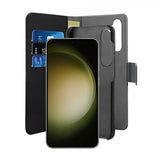 Puro Samsung Galaxy S24 Plus Etui Wallet Detachable 2 in 1 Svart