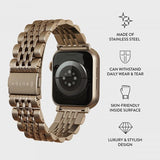 Burga Apple Watch 38/40/41/42mm Armbånd Metal Gull