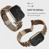 Burga Apple Watch 38/40/41/42mm Armbånd Metal Gull