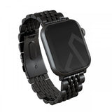 Burga Apple Watch 44/45/46mm/Ultra 49mm Armbånd Metal Svart