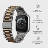 Burga Apple Watch 38/40/41/42mm Armbånd Metal Sølv Gull