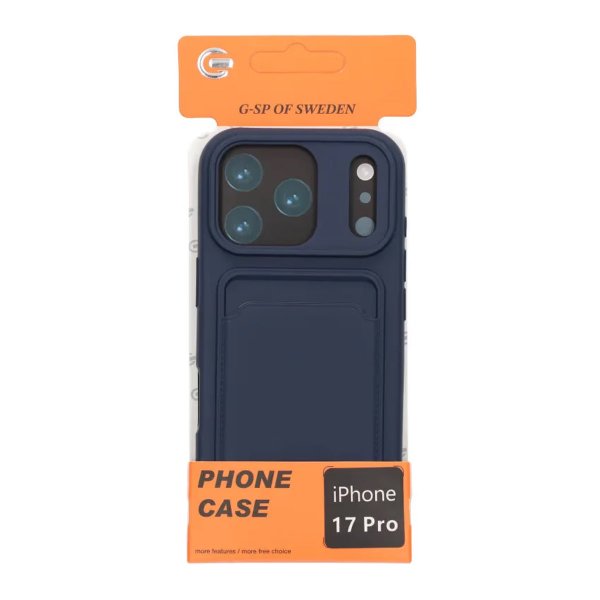 iPhone 17 Pro Deksel Kortholder Blå