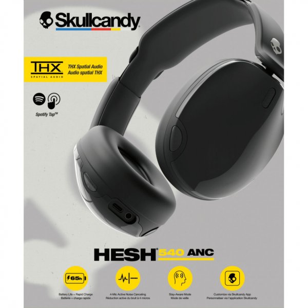 Skullcandy Trådløse Hodetelefoner Hesh 540 ANC Over-Ear True Black