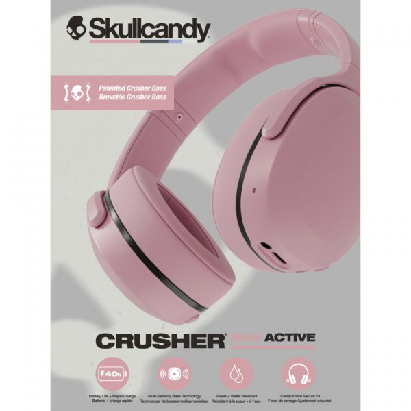 Skullcandy Trådløse Hodetelefoner Crusher 540 Active Over-Ear Soft Pink