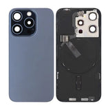 iPhone 15 Pro baksideglass komplett OEM - blå