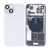 iPhone 15 Plus Baksideglass med smådeler - Hvit