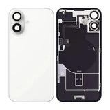 iPhone 16 Plus Baksideglass med smådeler - Hvit