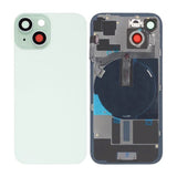 iPhone 15 Baksideglass med smådeler - Grønn