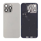 iPhone 15 Pro Max Bakside Glass Komplett OEM - Naturlig Titan
