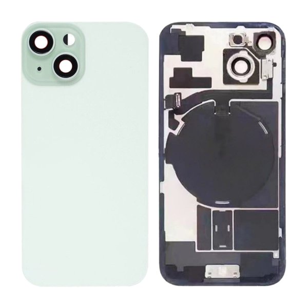 iPhone 15 Baksideglass Komplett OEM - Grønn