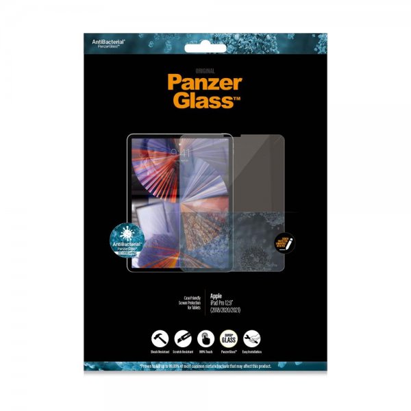 PanzerGlass iPad Pro 12.9 (gen 3/4/5/6) Skjermbeskytter Case Friendly