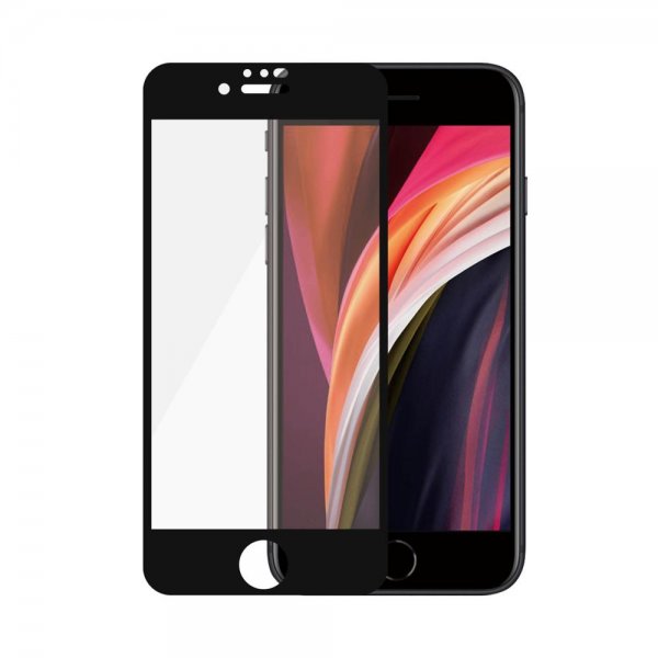 PanzerGlass iPhone 6/6S/7/8/SE Skjermbeskytter Case Friendly Svart