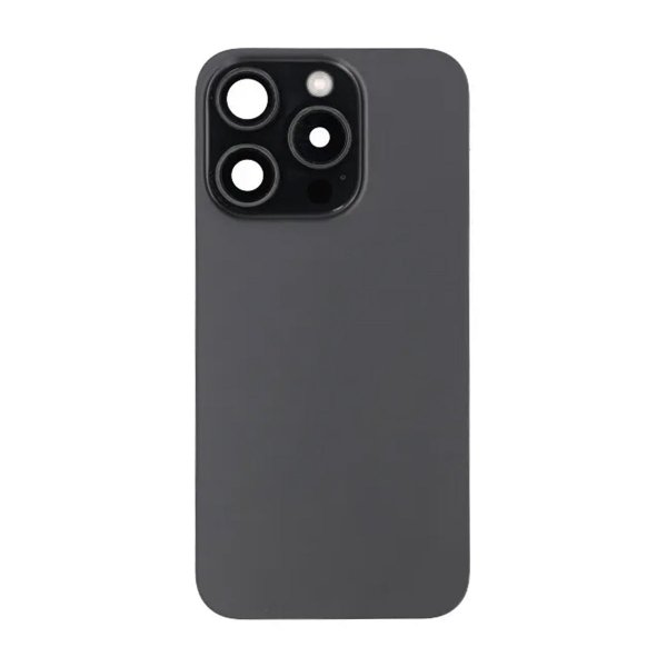 iPhone 15 Pro Bakside Glass Komplett OEM - Svart