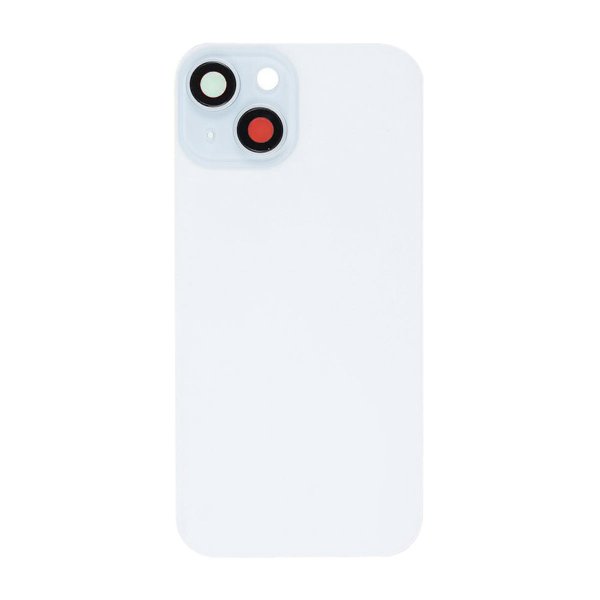 iPhone 15 Bakside glass med smådeler - Hvit