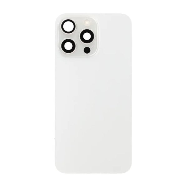 iPhone 15 Pro Max Baksideglass Komplett OEM - Hvit