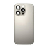 iPhone 16 Pro Max baksideglass med smådeler - naturlig titan