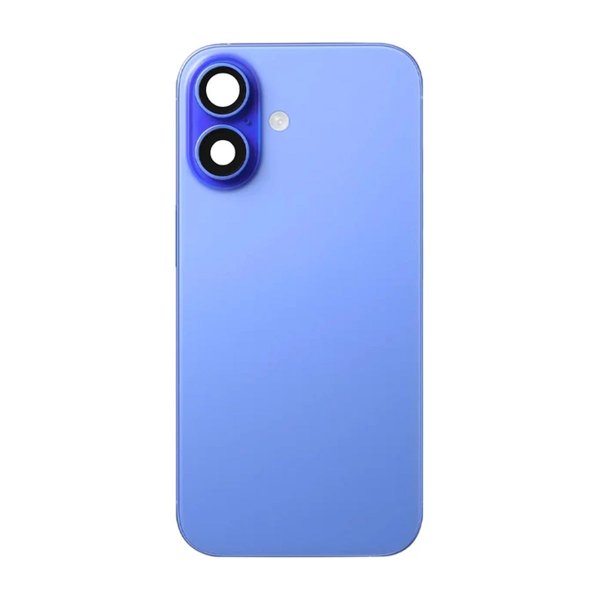 iPhone 16 Baksideglass med smådeler - Blå