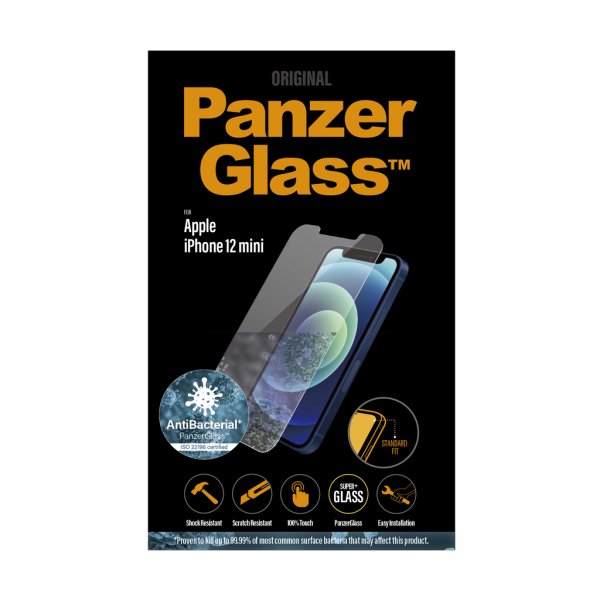 PanzerGlass iPhone 12 Mini Skjermbeskytter Standard Fit