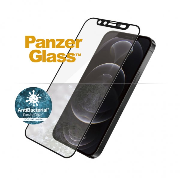 PanzerGlass iPhone 12/iPhone 12 Pro Skjermbeskytter Edge-to-Edge Camslider