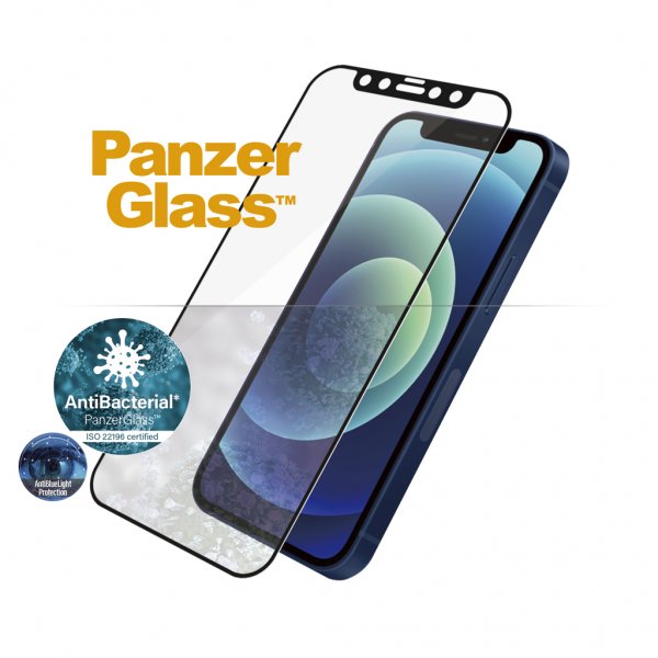 PanzerGlass iPhone 12 Mini Skjermbeskytter Edge-to-Edge Anti-Bluelight