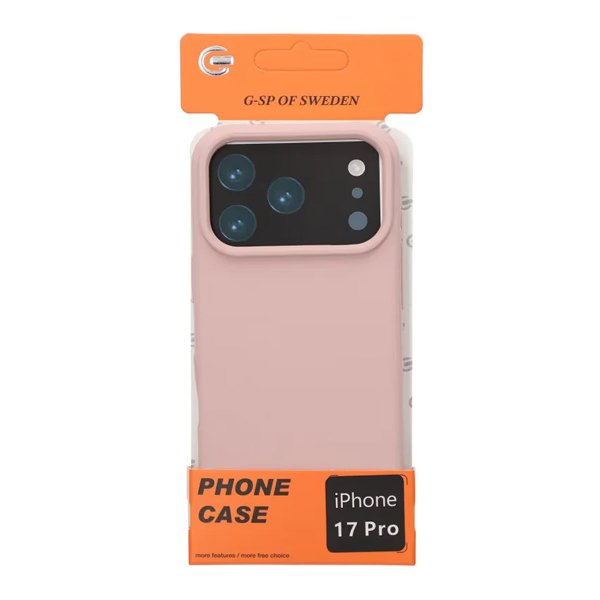 iPhone 17 Pro Deksel Liquid Silicone Rosa