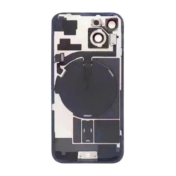 iPhone 15 Bakside Glass Komplett OEM - Blå