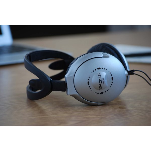 Koss Hodetelefoner UR18 Over Ear Sølv